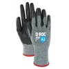 Magid DROC GPD580 18Gauge Hyperon Blend Polyurethane Palm Coated Gloves  Cut Level A2 GPD580-10